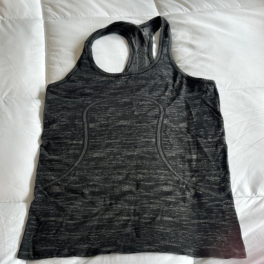 Women's Black Athletic Tank Top